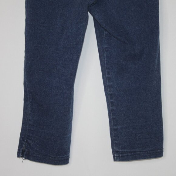 VTG C'EST TOI USA YOUTH GIRLS DENIM JEANS SZ 5 BACK ZIP FLAT FRONT BLUE 90's - Picture 9 of 14
